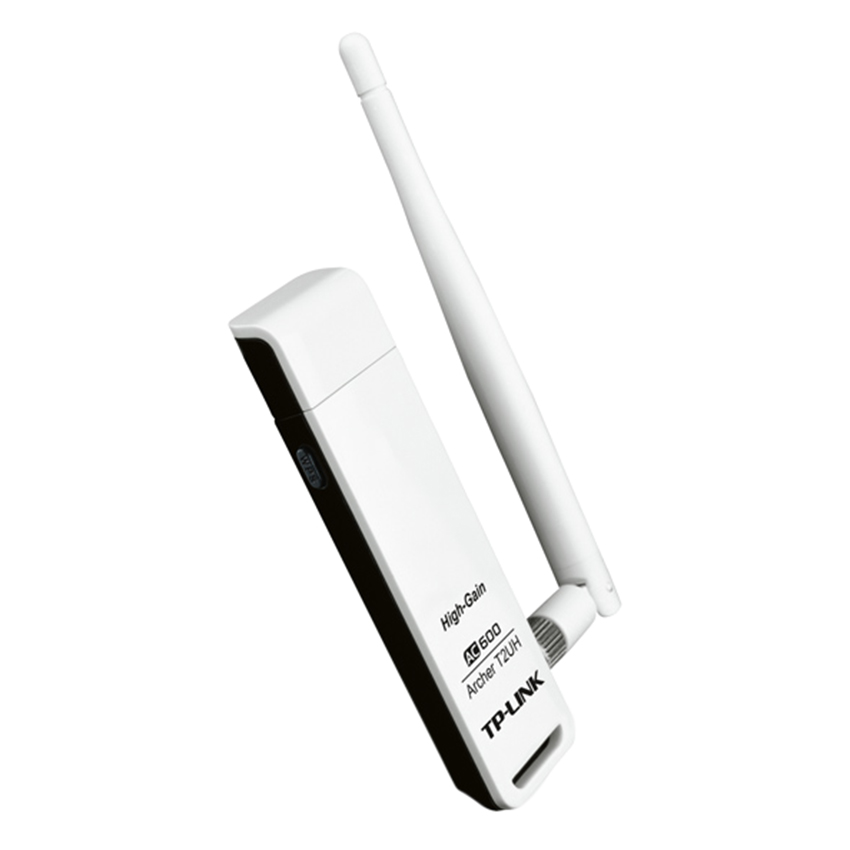 TP-Link  Archer T2UH - Bộ Chuyển Đổi USB Không Dây Độ Lợi Cao Băng Tần Kép AC600 - Hàng Chính Hãng